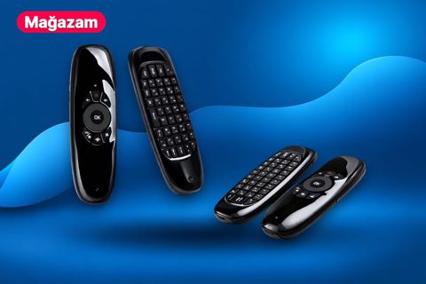 C120 Flying Mouse simsiz Air mouse və mini klaviatura — Bakı