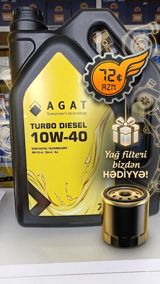 Agat 10w40 Turbo Diesel 7L — Avto Xaçmaz — Ehtiyat hissələri və aksesuarlar