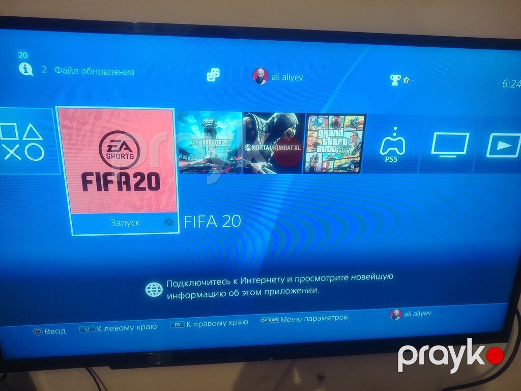 PlayStation 4 silim 1 tb yadas Ustunde 2 Teze alinmis pult. 6 oyun — Oyun konsolları, Digah (3)