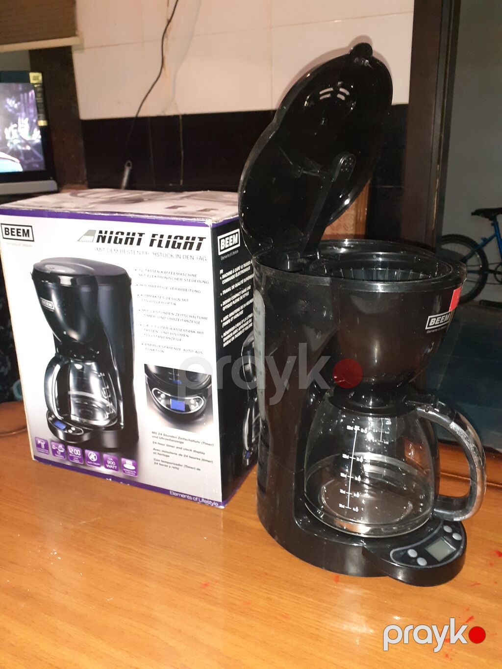 Beem “Night Flight” damcı filtrli qəhvə bişirən aparat - Tutumu: 12 — Qahvə aparatları və maşınları, Xırdalan (2)