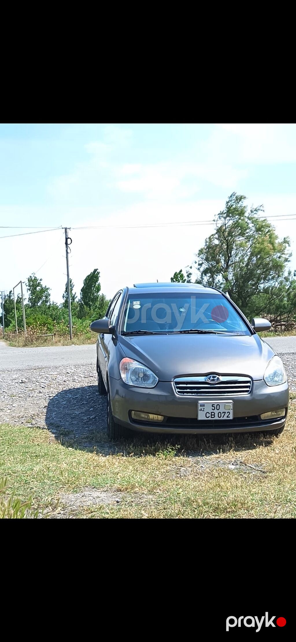 Hyundai Accent sedan - Rəng: boz (metallik) - Kuzov: 4 qapılı sedan — Avtomobillər, Ağsu (3)