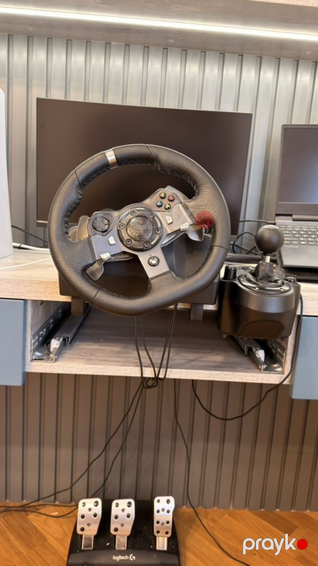 Logitech G920 Driving Force seti Sadace Sukan VE Shıfter Satılır — Aksesuarlar, Qobu (5)