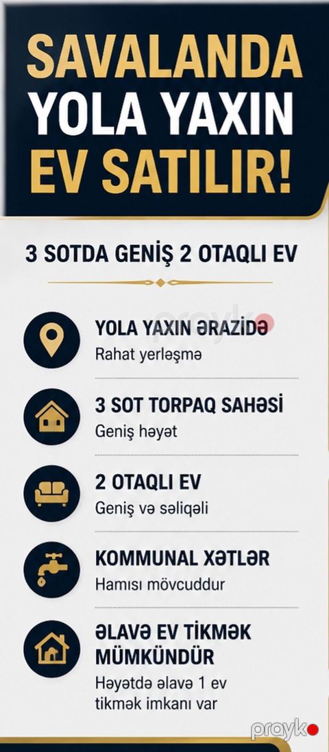 Savalanda yola yaxın ərazidə 3 sot torpaq sahəsində yerləşən geniş 2 — Bakı