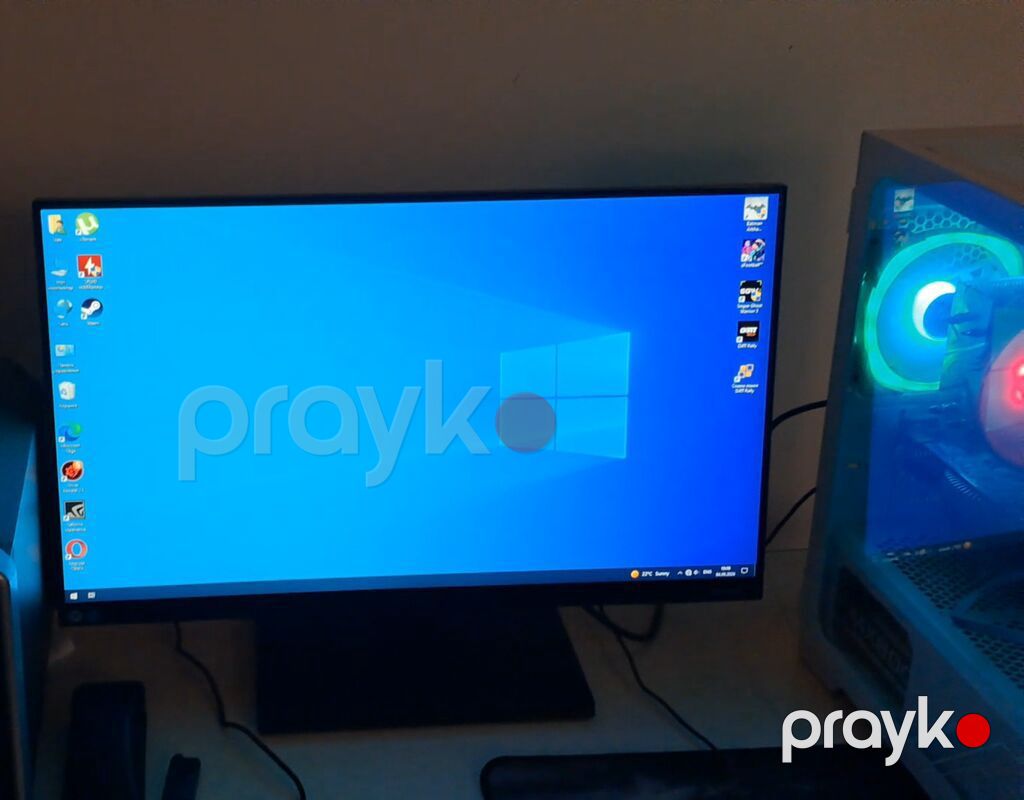 Şəxsi istifadə etdiyim kompdu Samsung 24 lük monitor 75 hz Plata H61 — Masaüstü kompüterlər, Bakı (6)