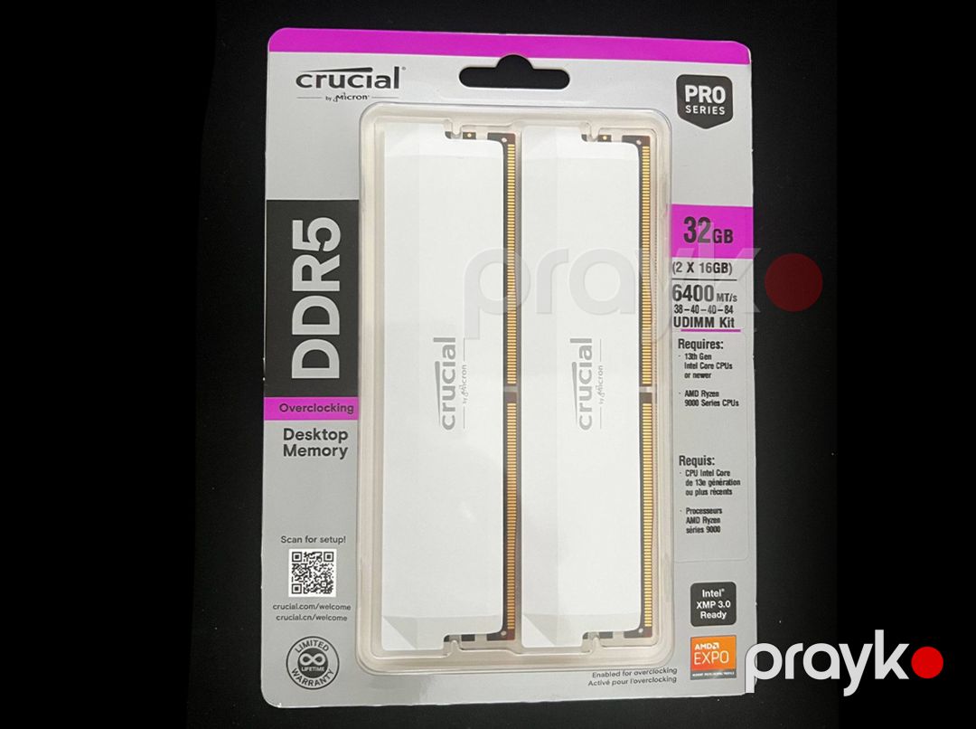 Crucial Pro DDR5 RAM 32GB (2x16) 6400MHz — Kompüterlər və noutbuklar, Bakı (2)