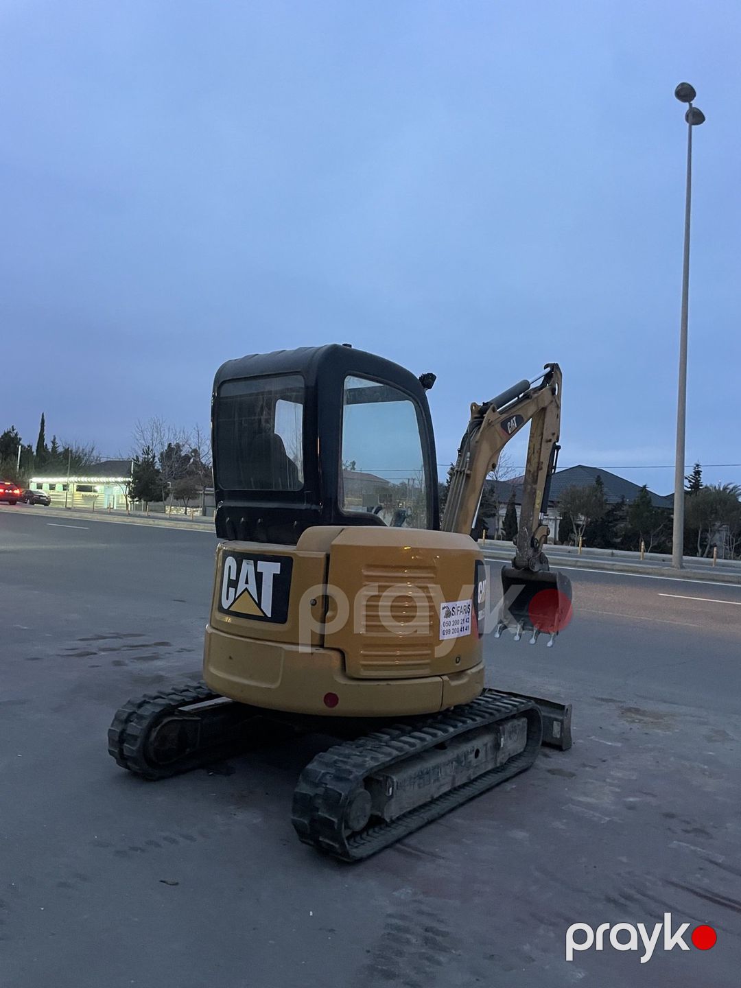 Cat 303.5 e mini ekskavator, 2012 il — İnşaat texnikası, Bakı (4)