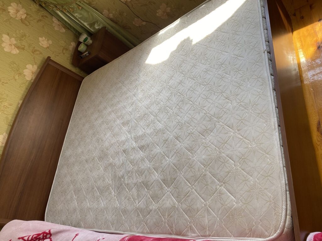 İşlənmiş, İkinəfərlik çarpayı, Bazasız, Matras ilə, Siyirməsiz — Yataqlar, Sumqayıt (2)