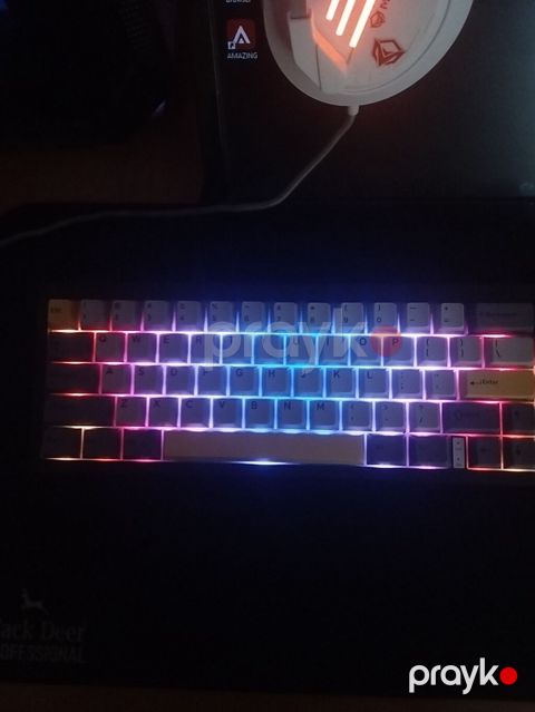 Ajazz Ak650 rgb game klavye moon light switchler Mechanıc — Sumqayıt