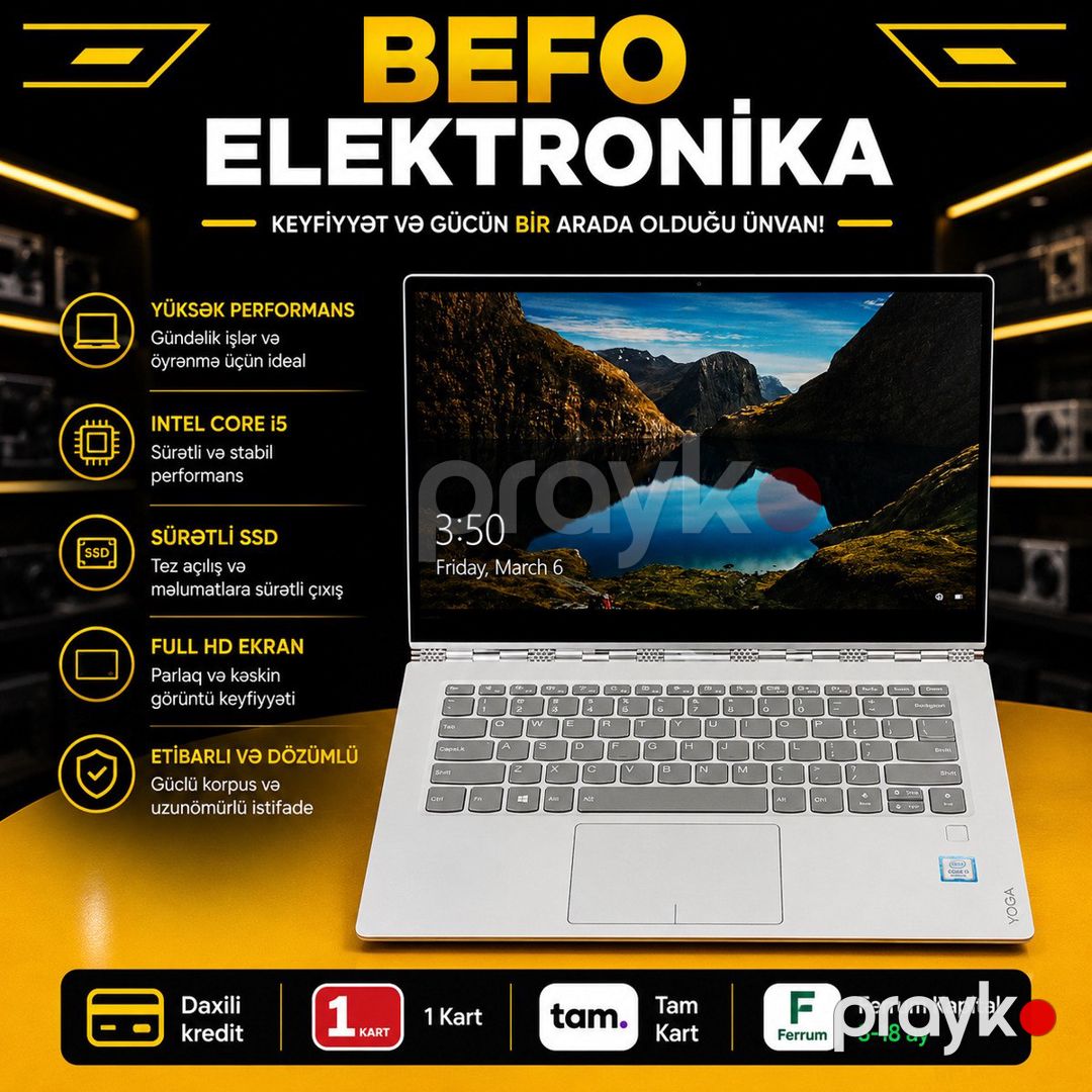 Lenovo IdeaPad 80Y7 Yoqa sensor 360 — Noutbuklar, Bakı