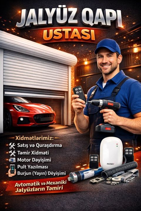 Jalüz qapıların təmiri — Bakı