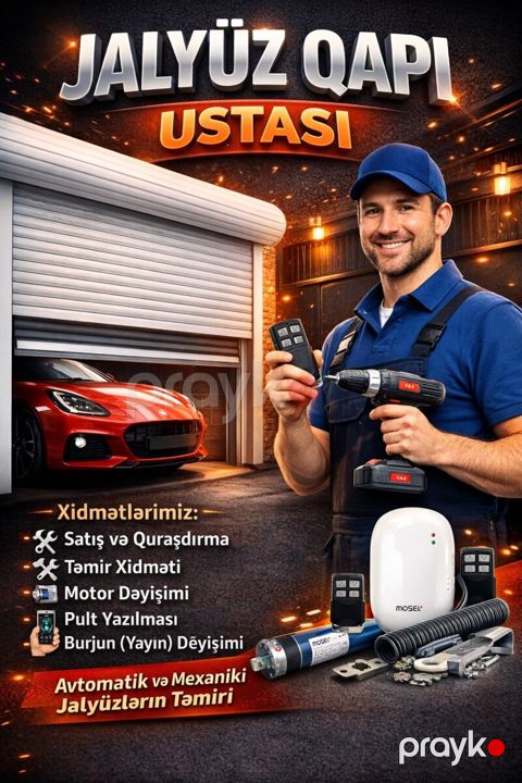 Jalüz qapıların təmiri — Bakı