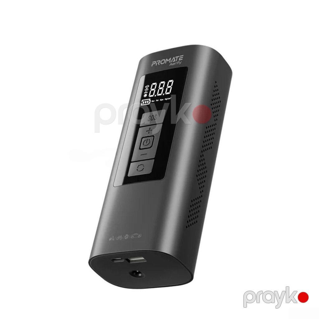 Promate Portable Air Compressor with Power Bank Aerıfy Promate — Avtomobil aləti, Bakı (2)