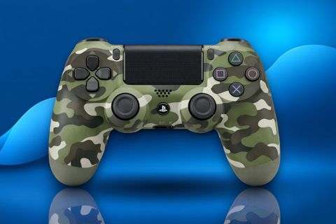 PS4 Joystick Yaşıl Kamujlaf dizayn — Bakı