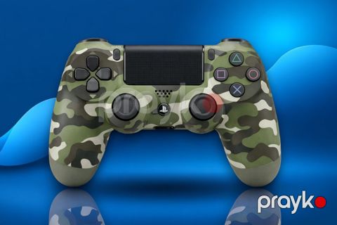 PS4 Joystick Yaşıl Kamujlaf dizayn — Bakı