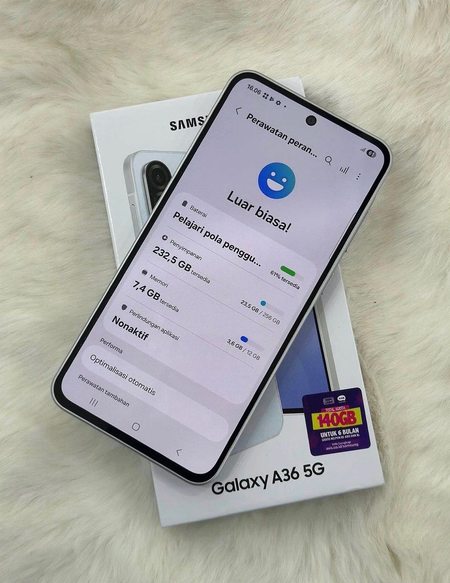 Samsung Galaxy A36 Awesome White 256GB/8GB — Smartfonlar, Bakı (3)