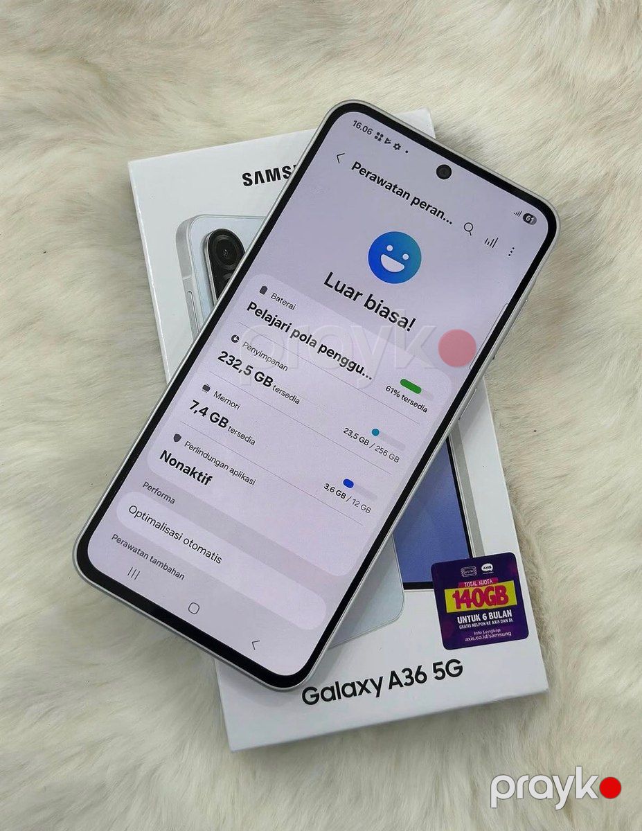 Samsung Galaxy A36 Awesome White 256GB/8GB — Smartfonlar, Bakı (3)