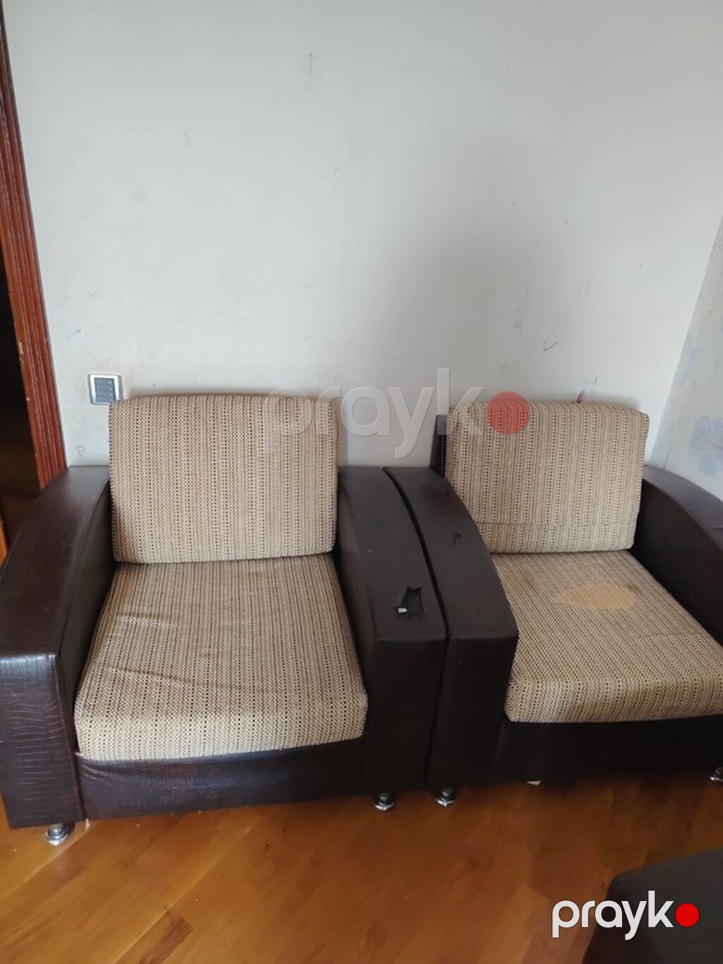 İşlənmiş, Divan, 2 kreslo, Bazasız, Açılmayan — Yumşaq mobilya dəstləri, Bakı (2)