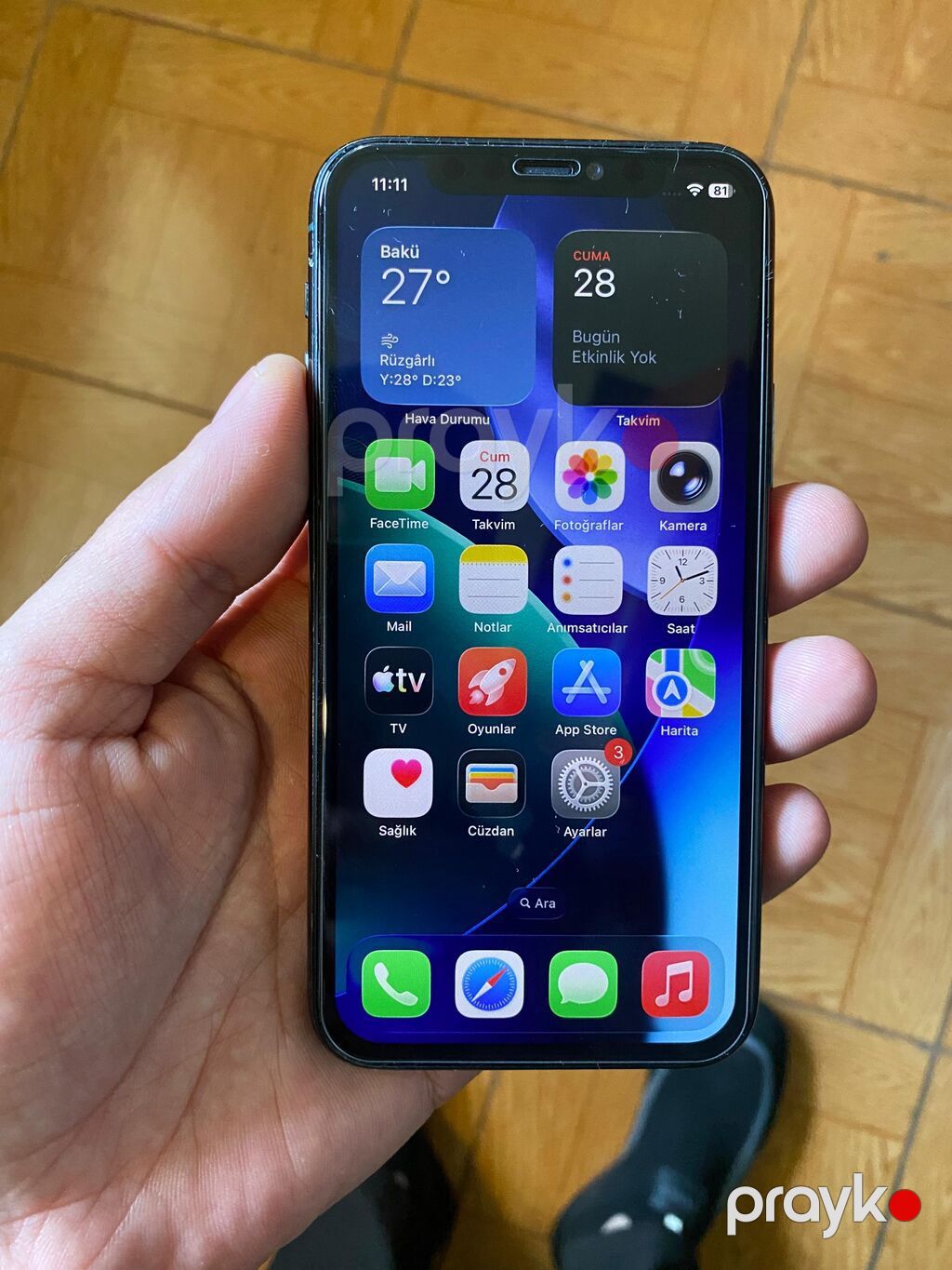 IPhone 11 Pro, 256 GB, Zəmanət, Simsiz şarj, Face ID — Apple iPhone, Digah (4)