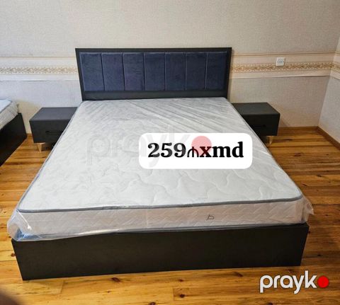 İki nəfərlik çarpayı dəsti - Ölçü: təxminən 160x200 sm (standart iki — Bakı