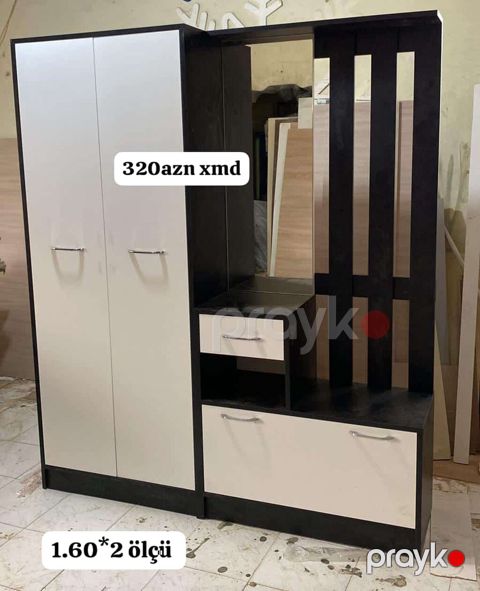 Dəhliz üçün kombinə mebel dəsti - Qiymət: 320 AZN (şəkildə — Bakı