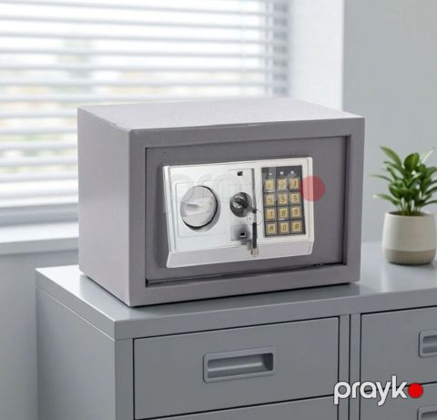 Elektron şifrəli metal seyf - Güclü polad konstruksiya, ev və ofis — Bakı