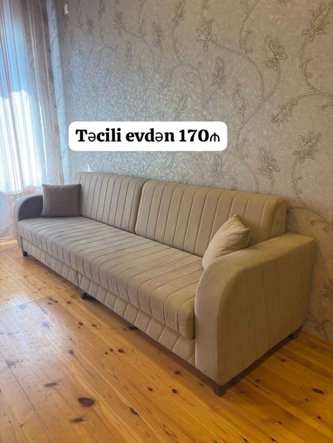 3 metr ölçüdə Divan satilir Qiymət 170 azn Ünvan Həzi Aslanov — Min bir xirdavat dunyasi — Sofas