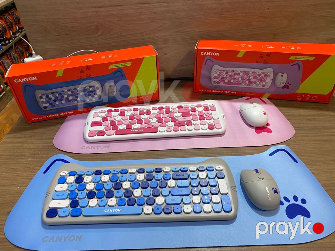 Canyon simsiz klaviatura, sıçan və mousepad dəsti — Periferik cihazlar, Bakı (5)