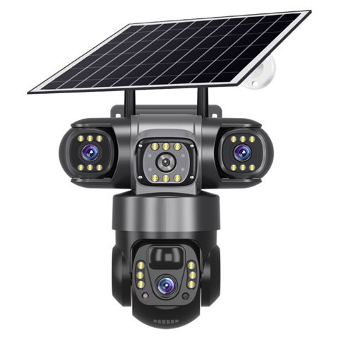 4G tam simsiz solar PTZ360° 4 kamera 12MP/4K — Bakı