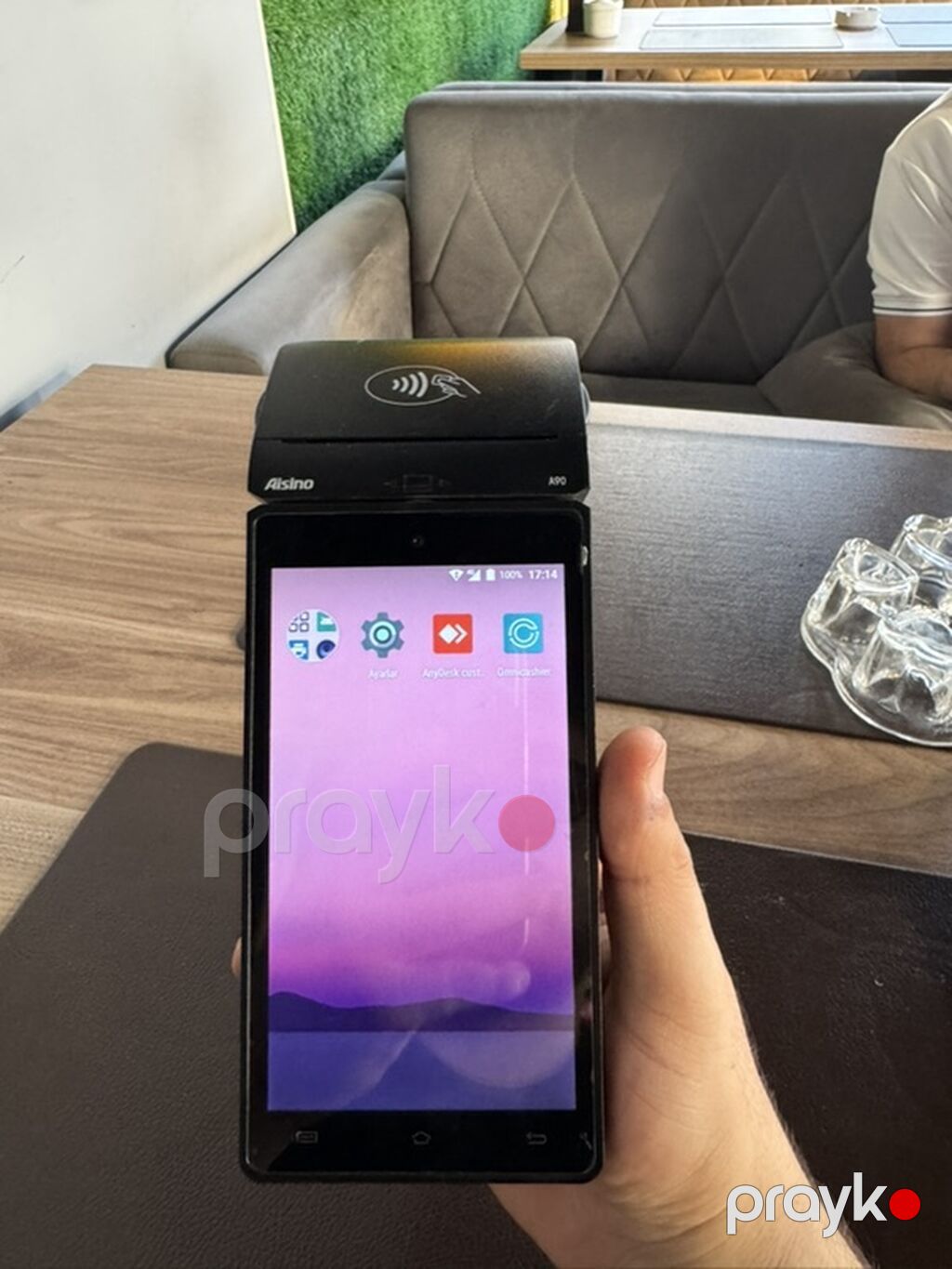Aisino A90 – daşınan POS terminalı və termal printer Cihaz yeni — Kassa avadanlığı, Bakı (6)