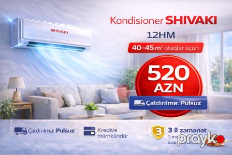 Kondisioner Shivaki 12HM — Bakı