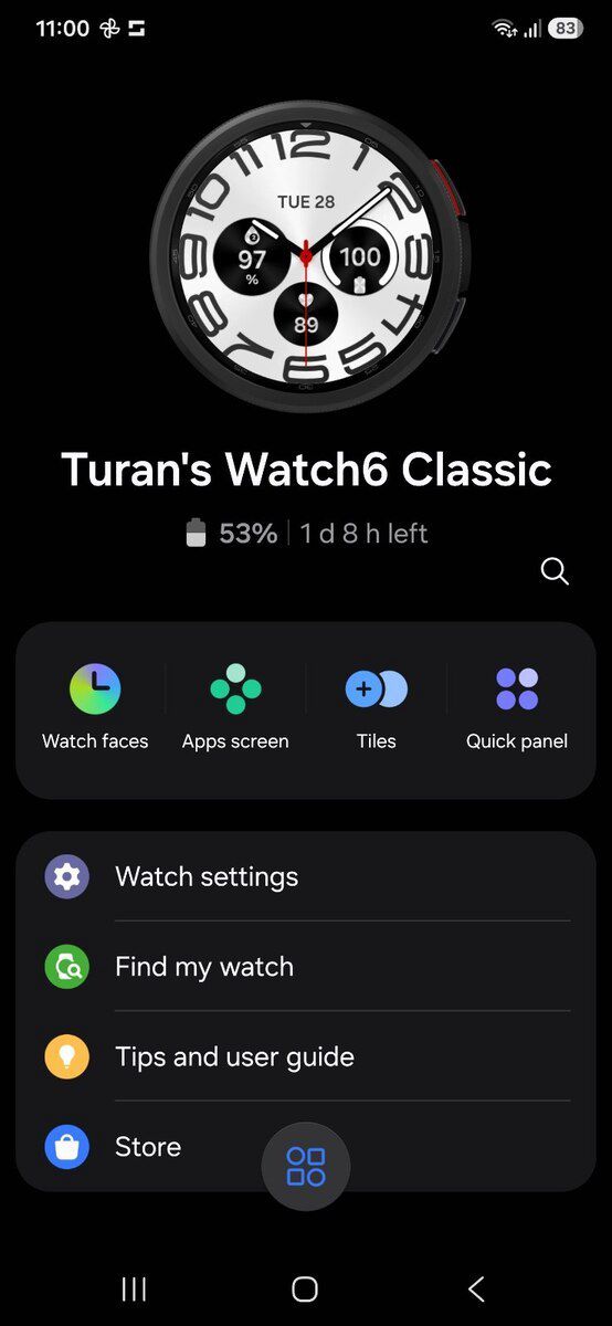 Samsung Galaxy Watch 6 Classic Black 47mm — Ağıllı saatlar və biləkliklər, Şamaxı (12)