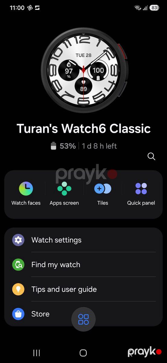 Samsung Galaxy Watch 6 Classic Black 47mm — Ağıllı saatlar və biləkliklər, Şamaxı (12)