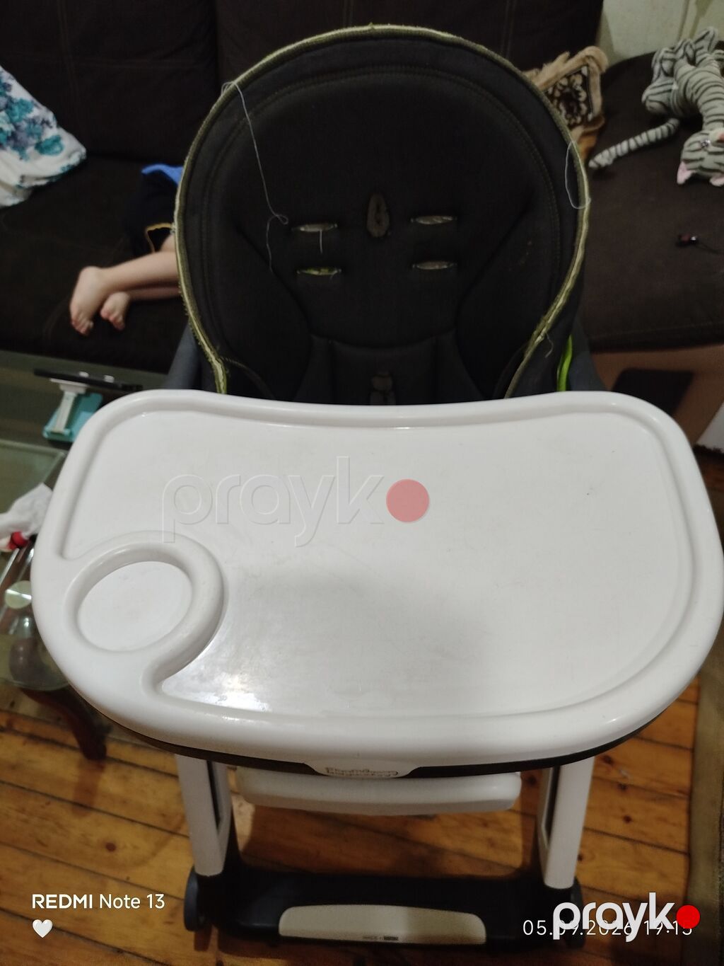Peg Perego Siesta uşaq yemək stulu - Brend/model: Peg Perego Siesta — Qidalandırma stulları, Bakı (4)