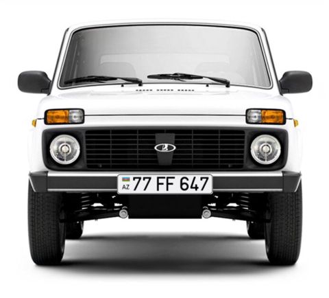 Avtomobil qeydiyyat nişanı - 77-FF-647 — Bakı