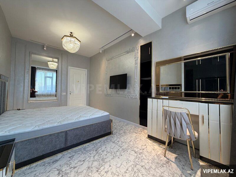 Nərimanov rayonunda 4 otaqlı Yeni tikili Kirayə verilir, 150 m² — Mənzil, Bakı (5)