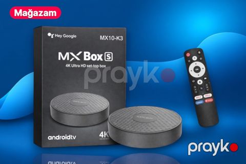 MX10-K3 TV Box 4GB RAM 64GB 4K Smart Android TV Box — Bakı