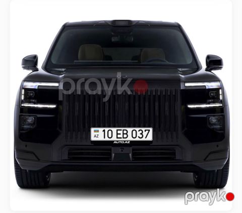 Avtomobil qeydiyyat nişanı - 10-EB-037 — Bakı