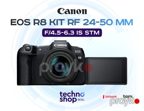 Fotoaparat "Canon EOS R8 kit RF 24-50 mm f/4.5-6.3 IS STM" — Bakı