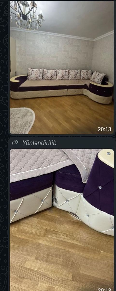 Künc divan satılır 250 manat hərşeyi yaxşı veziyyetdedr bir tek — Bakı