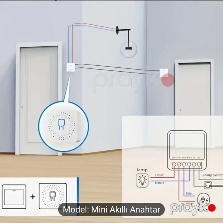 Tuya Mini Wi-Fi Keçid Modulu — Şəbəkə və server avadanlığı, Bakı (5)