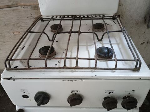 Dörd gözlü qaz plitəsi və soba - 4 gözlü üst hissə: mexaniki — Digah