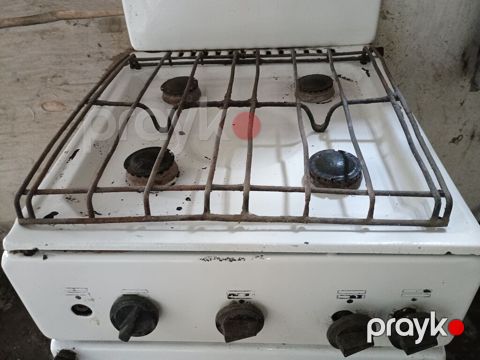Dörd gözlü qaz plitəsi və soba - 4 gözlü üst hissə: mexaniki — Digah