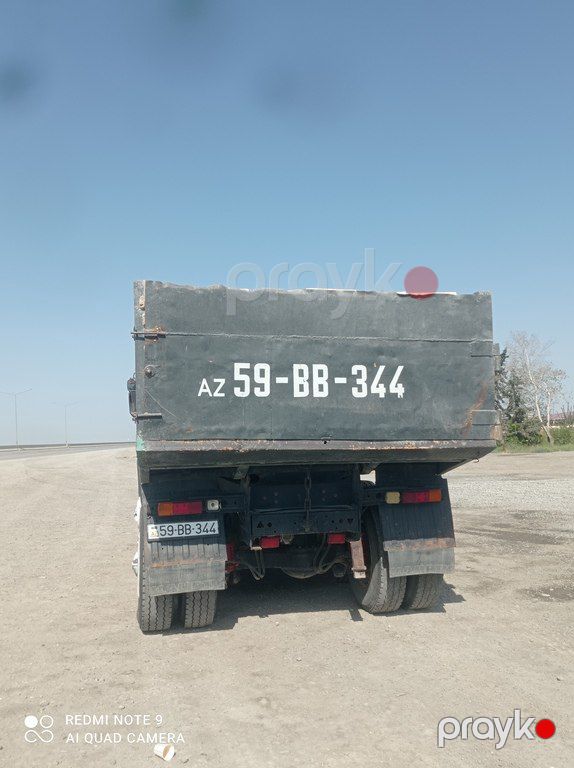 KamAz 5511, 11 L, 1987 il, 908 821 km — Yük maşınları, Tərtər (3)