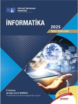 Məhsul: “İnformatika 2025 – Test Toplusu” Nəşriyyat: Dövlət İmtahan — Книги и журналы