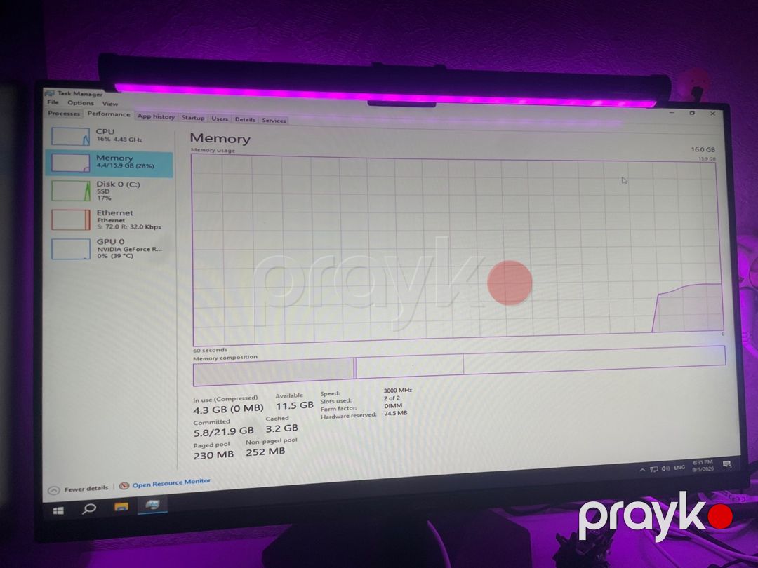 Gaming R7-5700X RTX 3070 — Masaüstü kompüterlər, Bakı (7)