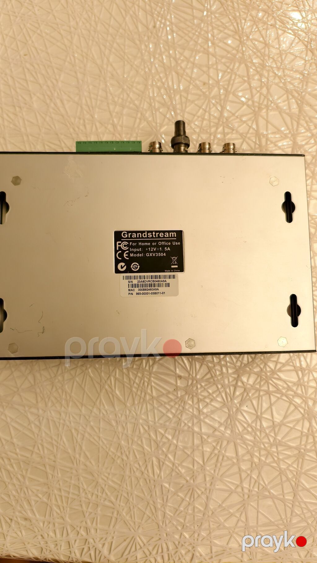 Grandstream GXV3504 – 4 kanallı IP video kodlayıcı Məhsul təsviri — Surveillance sistemləri, Bakı (2)