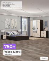 Yataq Dəsti – 160×200 sm Tərkib: - Çarpayı: 1 ədəd, 90×200 sm — Ürünler