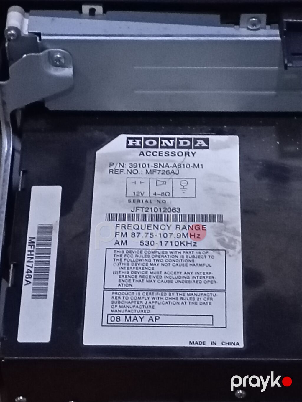 Salam hər vaxtınız xeyir olsun öz Avtomobilimin (honda civic 2008) — Avtomobil akustikası, Bakı (4)
