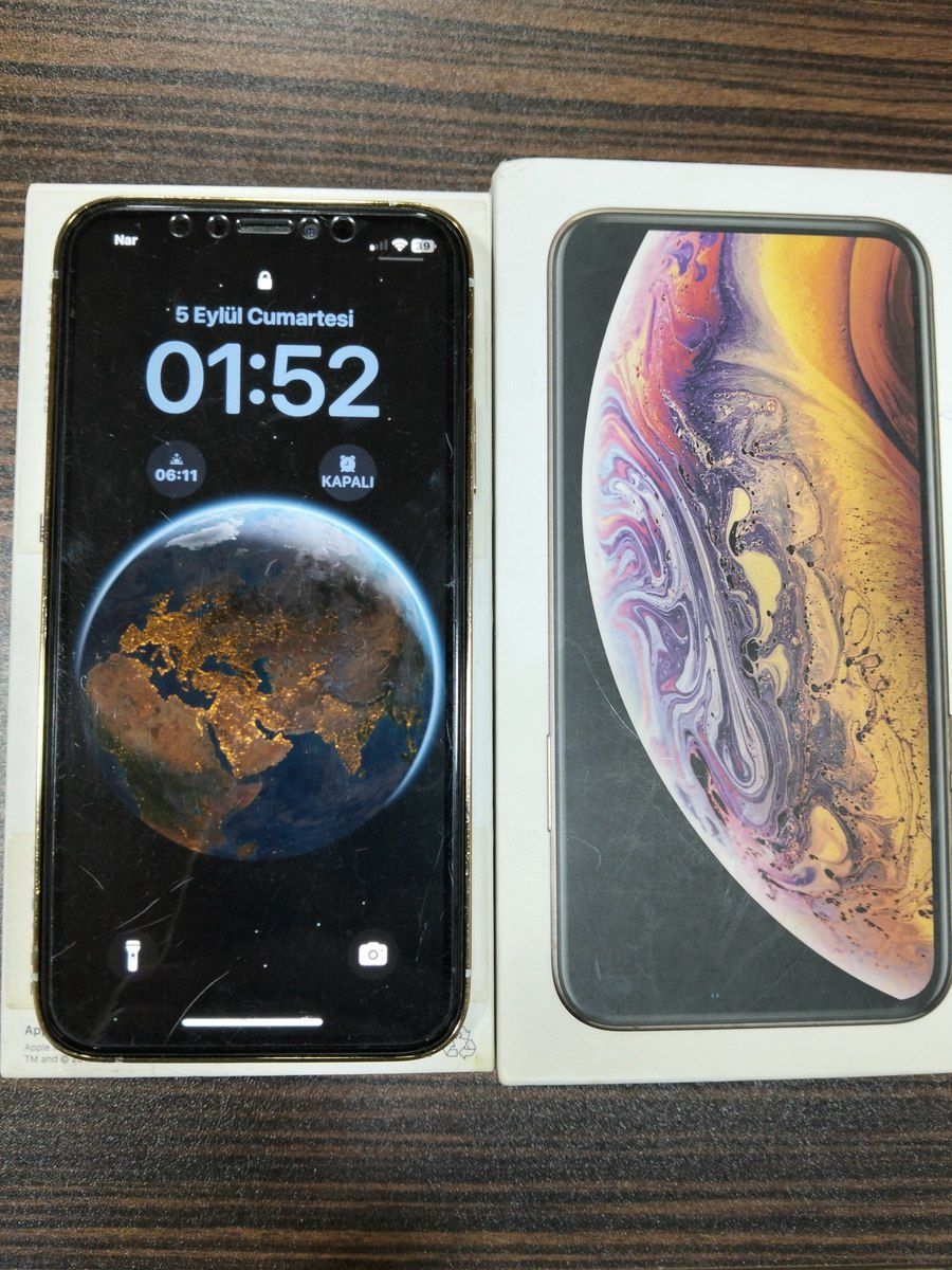 Apple iPhone XS Gold 64GB/4GB — Smartfonlar, Sumqayıt (3)