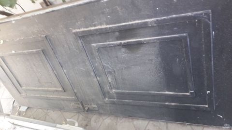Qara ikiqat qapı - Material: metal - Rəng: mat qara - Konstruksiya — Masazır